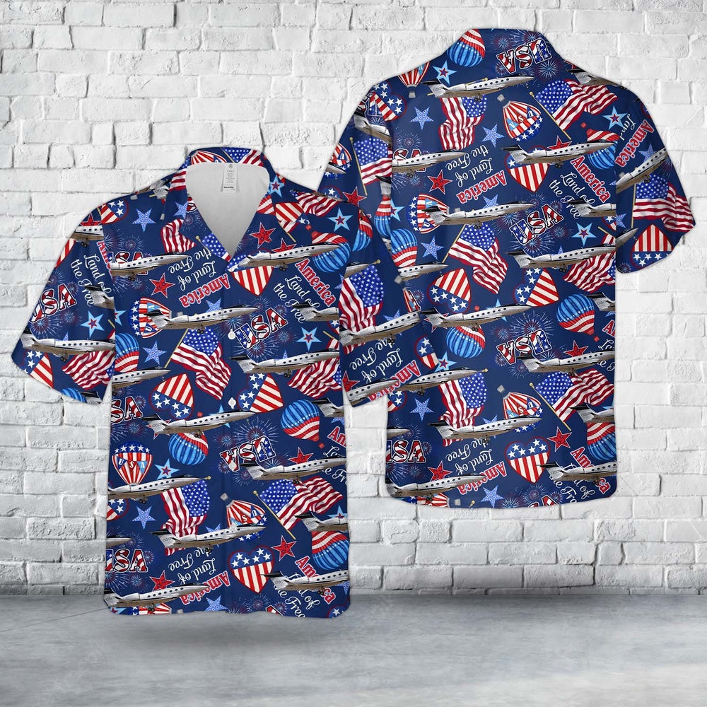 4Th Of July Hawaiian Shirts, Gulfstream G500 4Th Of July Hawaiian Shirt, Military Aloha Shirts