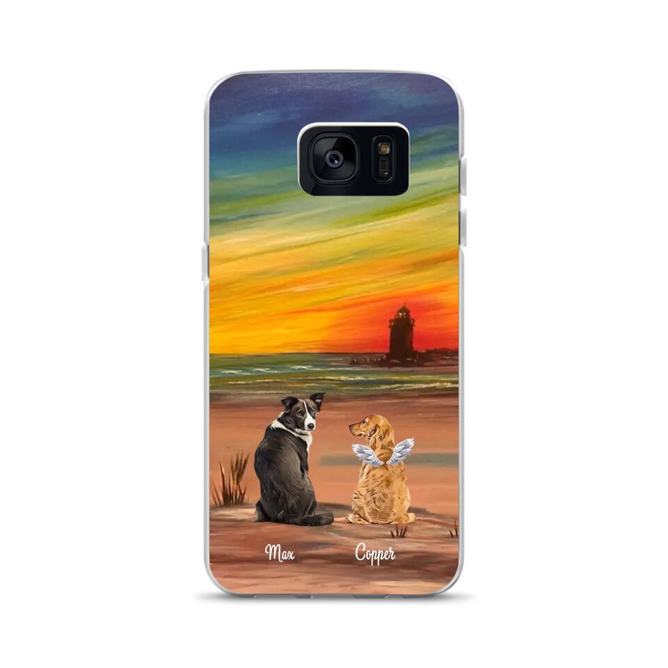 Custom Phone Case For Dog/Cat Lovers - Unique Gift With Personalized Dog/Cat Breeds, Names - Up to 4 Pets
