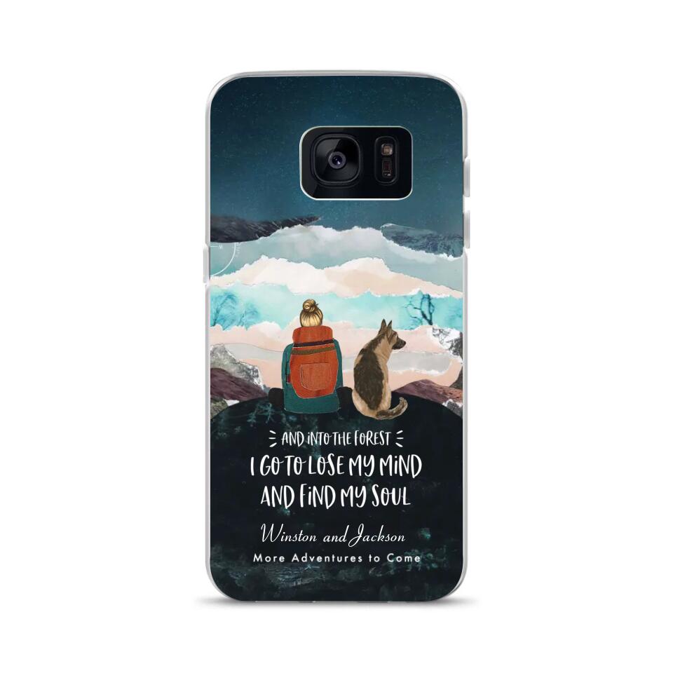 Custom Phonecase For Pet Lovers - Best Gift With Personalized Names, Dogs, Cats - Up To 3 Pets Dogs Cats - More Adventures To Come