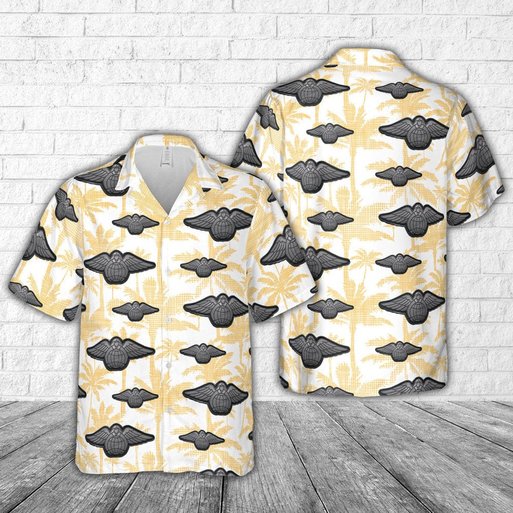 Air Force Hawaiian Shirt, US Air Force Angel of Mercy Rescue Wings Hawaiian Shirt, Airplane Hawaiian Shirt, Military Aloha Shirts