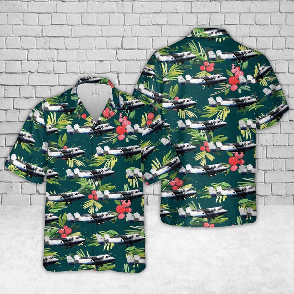 Air Force Hawaiian Shirt, US Air Force C-145A Skytruck Light Twin-Engine Aircraft Hawaiian Shirt, Airplane Hawaiian Shirt, Military Aloha Shirts
