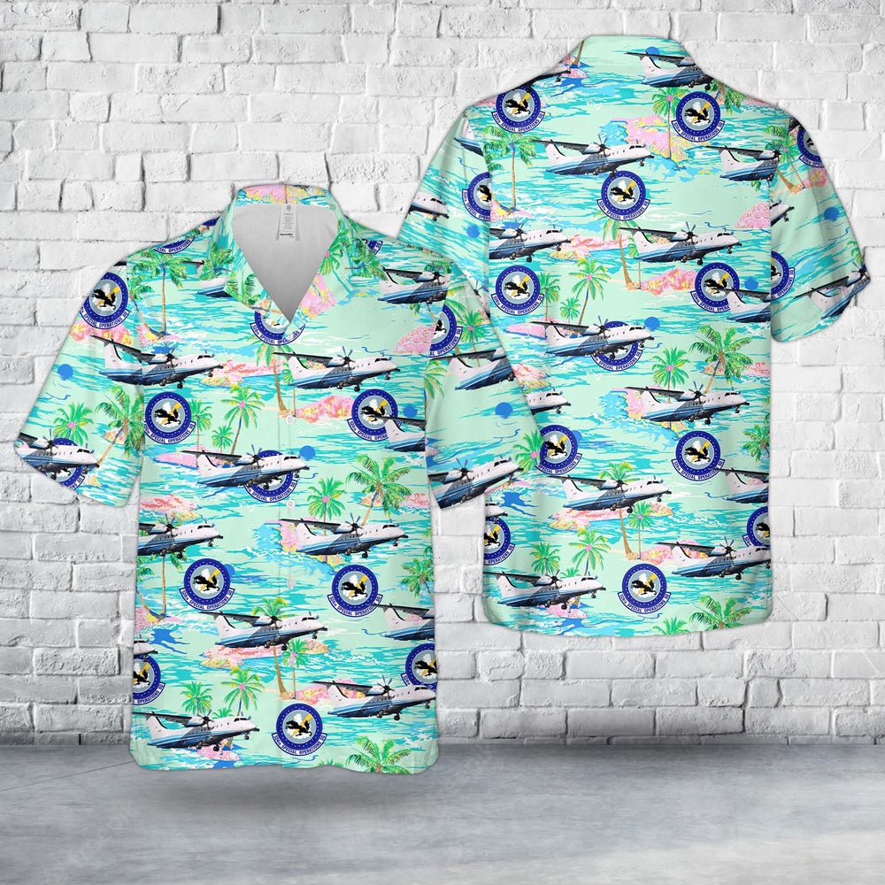 Air Force Hawaiian Shirt, US Air Force Dornier C-146A Wolfhound Of 524th Special Operations Squadron Hawaiian Shirt, Airplane Hawaiian Shirt