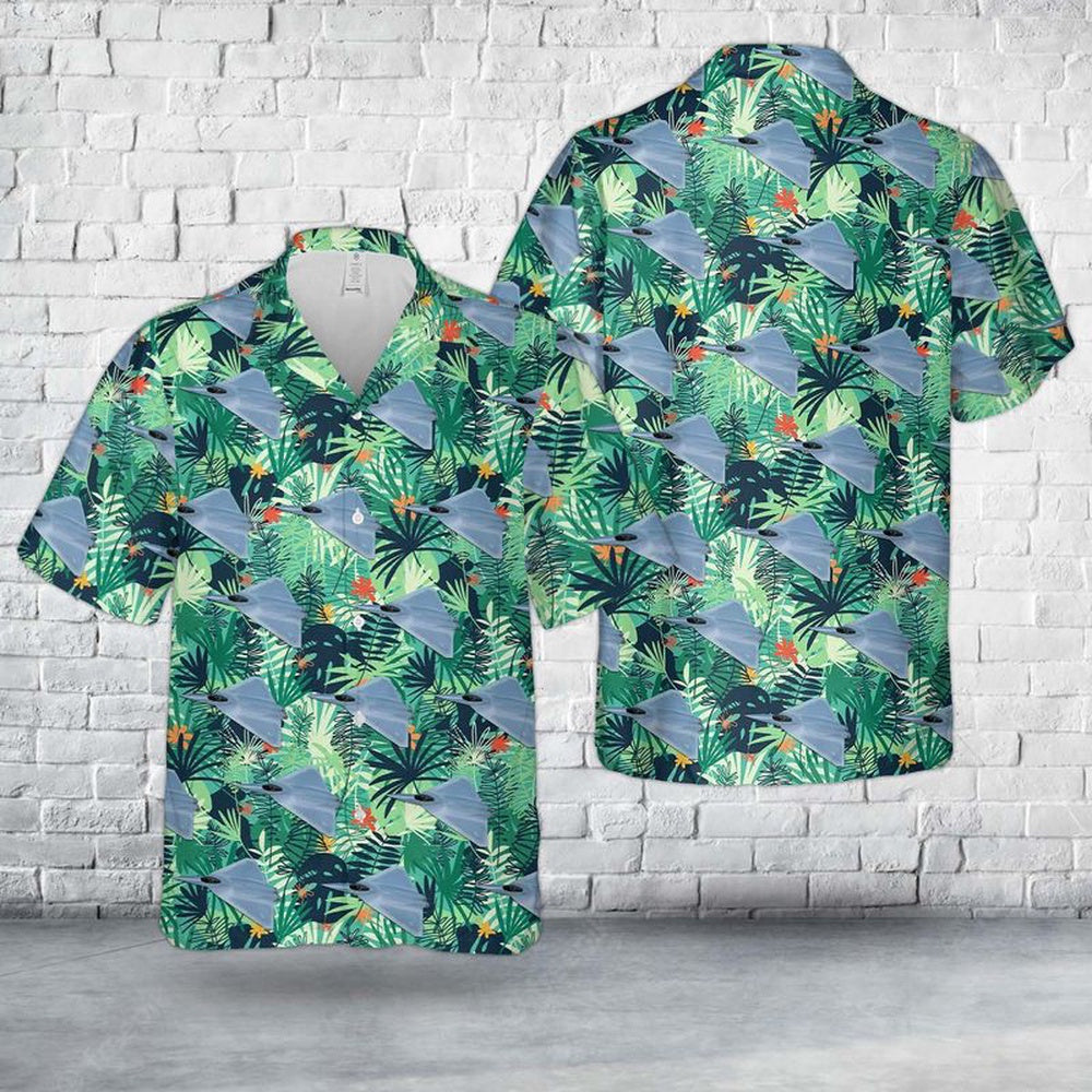 Air Force Hawaiian Shirt, US Air Force Lockheed Martin X-44 MANTA Hawaiian Shirt, Airplane Hawaiian Shirt, Military Aloha Shirts