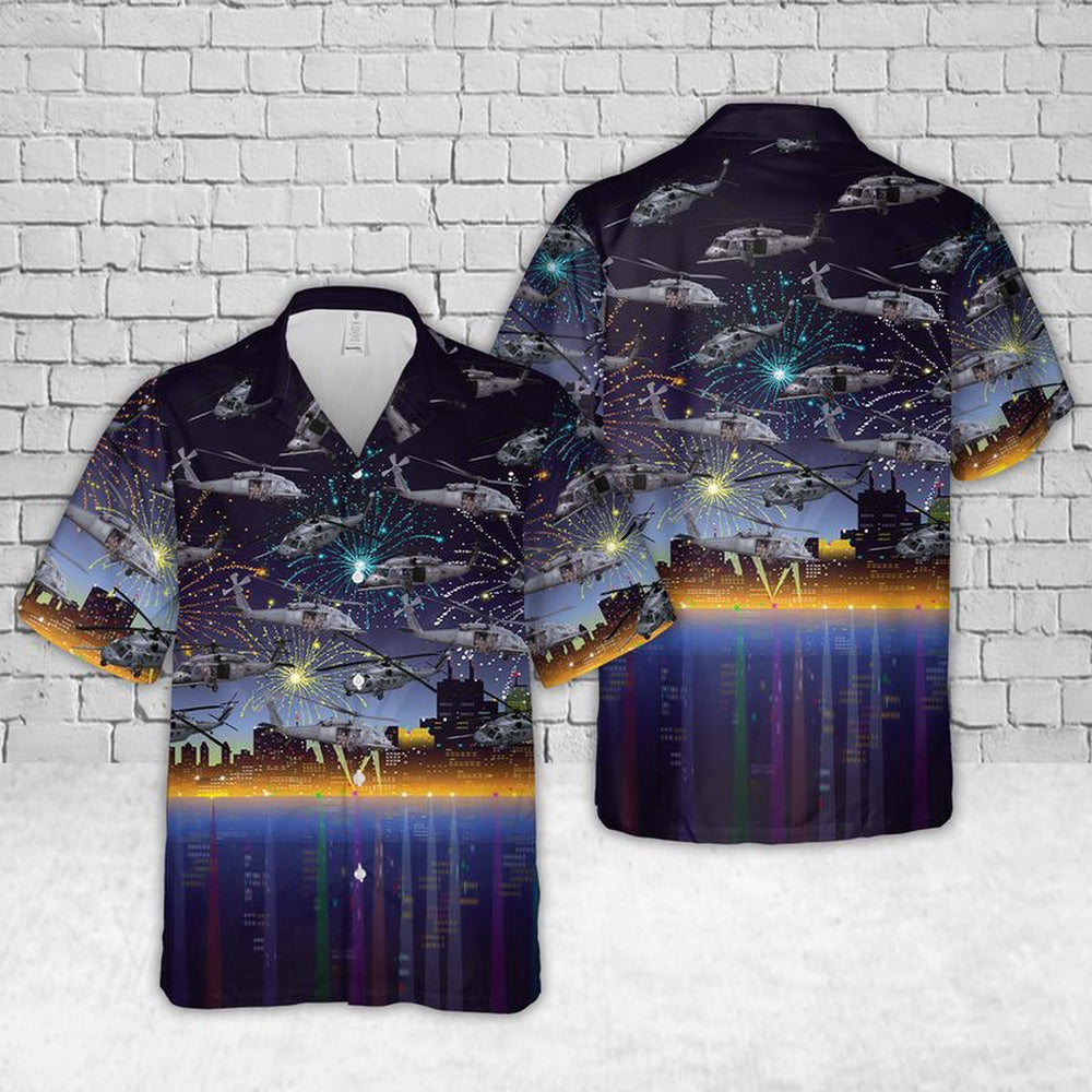 Air Force Hawaiian Shirt, US Air Force Sikorsky HH-60 Pave Hawk Hawaiian Shirt, Airplane Hawaiian Shirt, Military Aloha Shirts