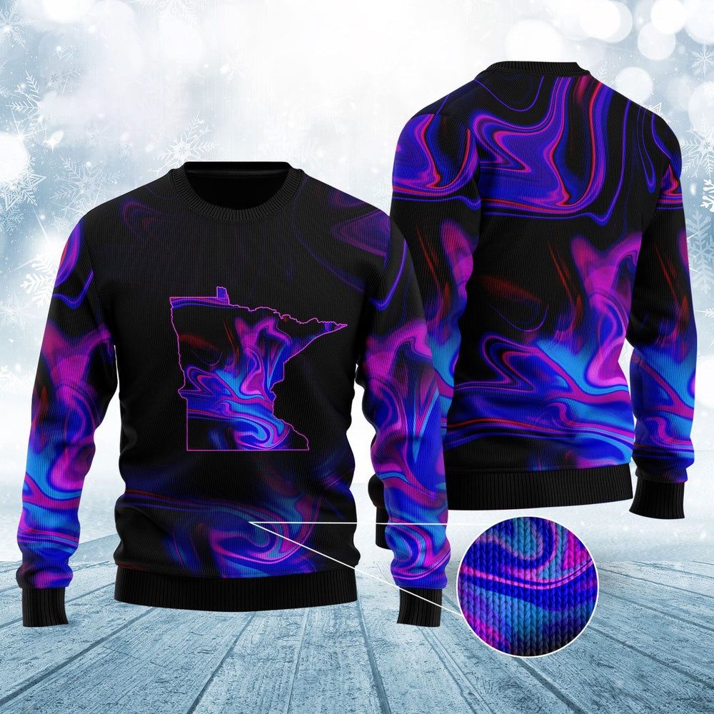 Amazing Minnesota Ugly Christmas Sweater, Funny Xmas Sweater, Sweater Xmas