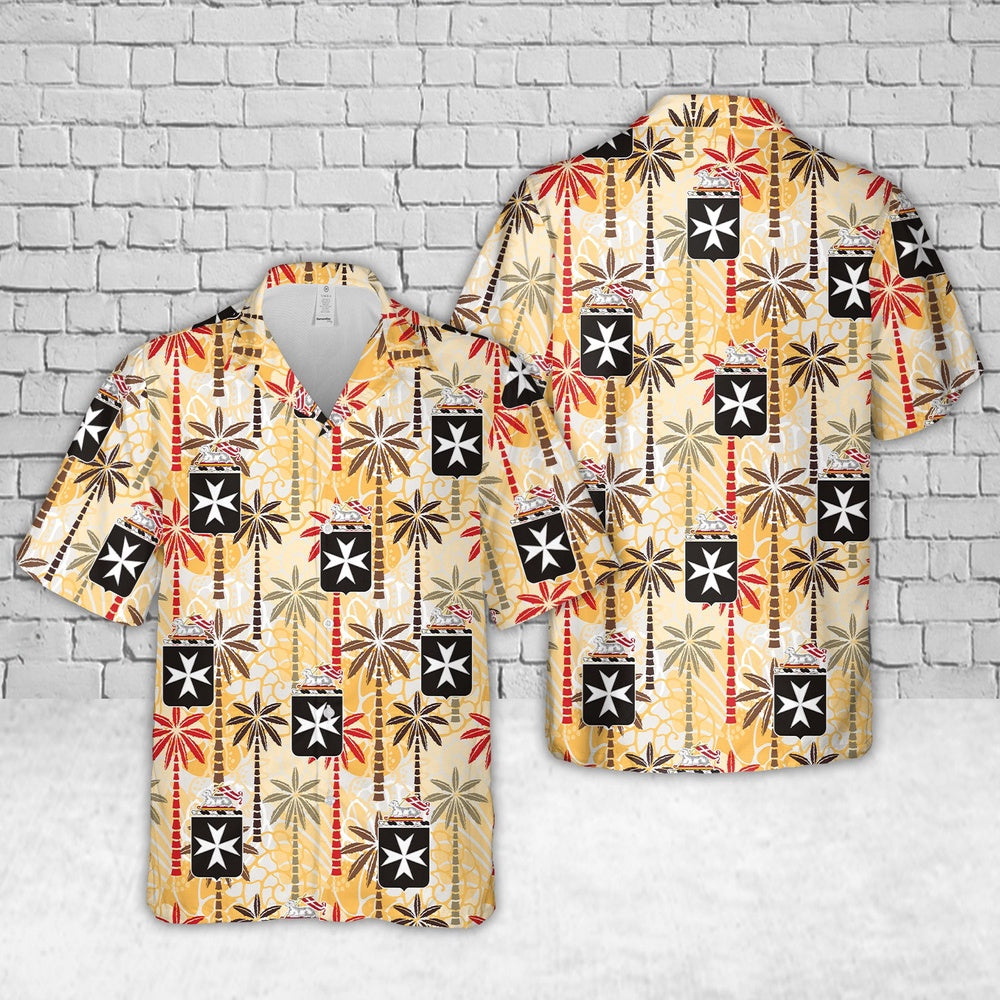 Army Hawaiian Shirt, Puerto Rico Army National Guard, 65Th Infantry Regiment Borinqueneers Hawaiian Shirt, Military Aloha Shirts