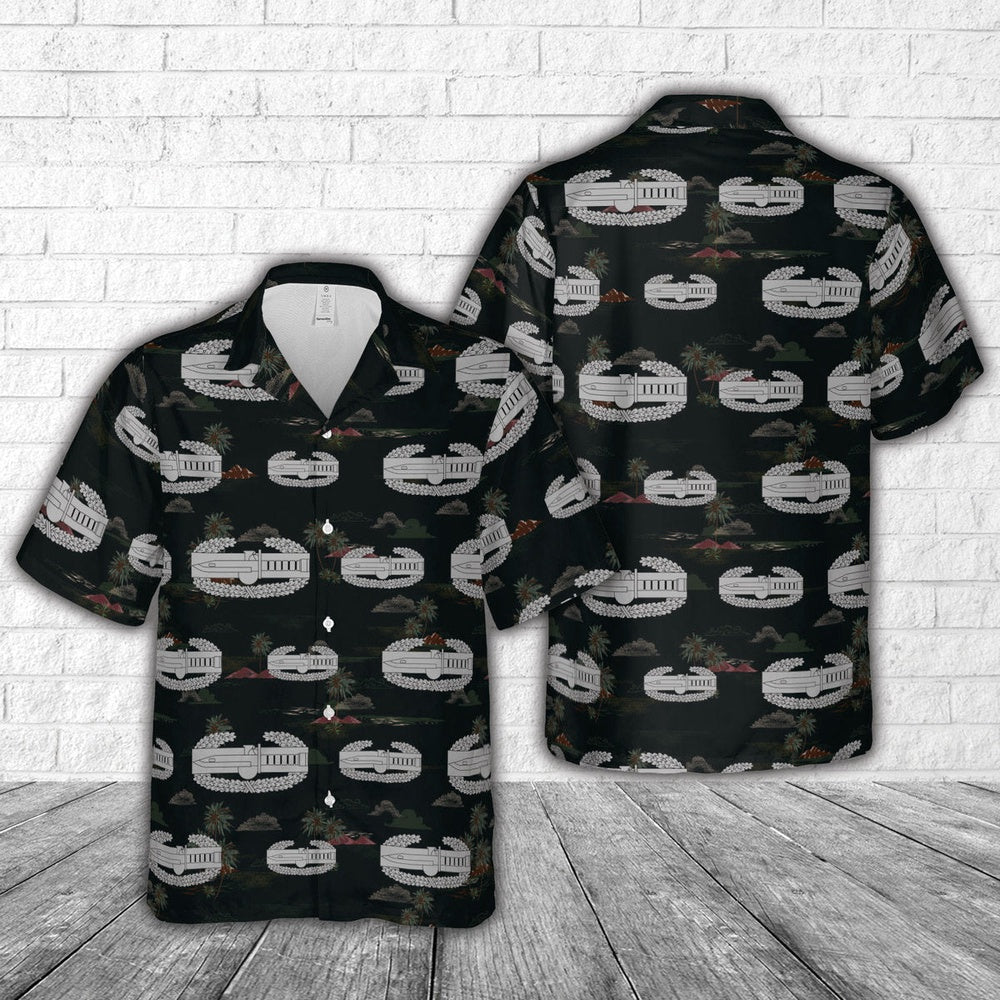 Army Hawaiian Shirt, US Army Combat Action Badges Hawaiian Shirt, Veteran Hawaiian Shirts