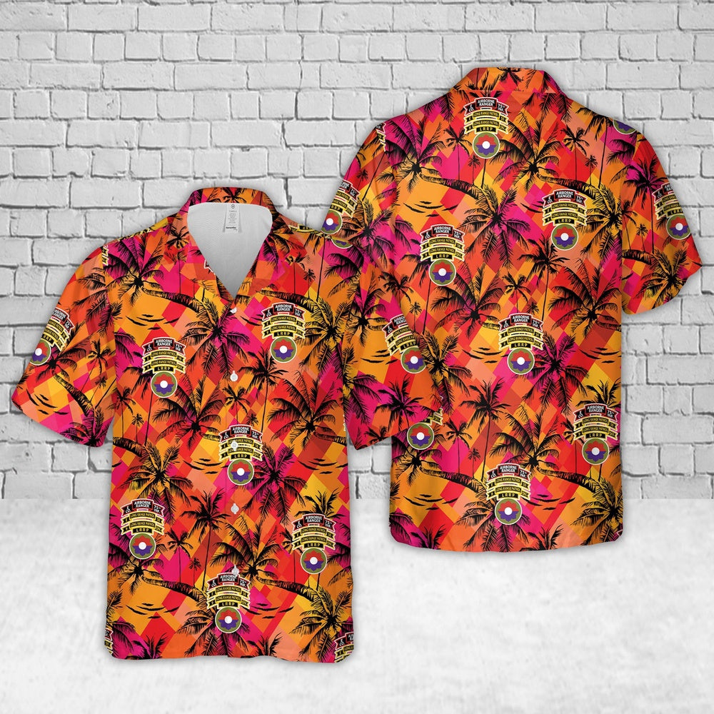 Army Hawaiian Shirt, US Army E Company (RANGER), 75th Infantry (AIRBORNE), 9th Infantry Division Hawaiian Shirt, Veteran Hawaiian Shirts