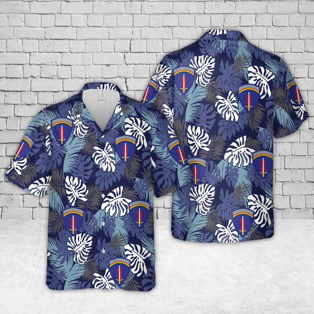 Army Hawaiian Shirt, US Army Europe and Africa (USAREUR-AF) Hawaiian Shirt, Veteran Hawaiian Shirts