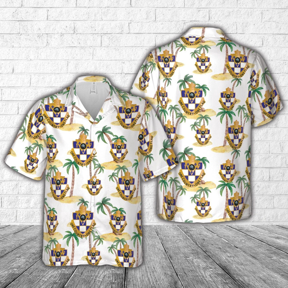 Army Hawaiian Shirt, US Army Illinois Army National Guard, 178th Infantry Regiment (178rd IR) Hawaiian Shirt, Veteran Hawaiian Shirts