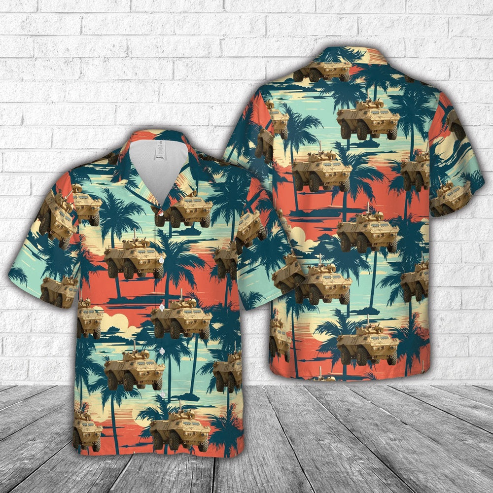 Army Hawaiian Shirt, US Army M-1117 , 3rd Platoon, 385th MP Battalion, 3rd Infantry Division Hawaiian Shirt, Veteran Hawaiian Shirts