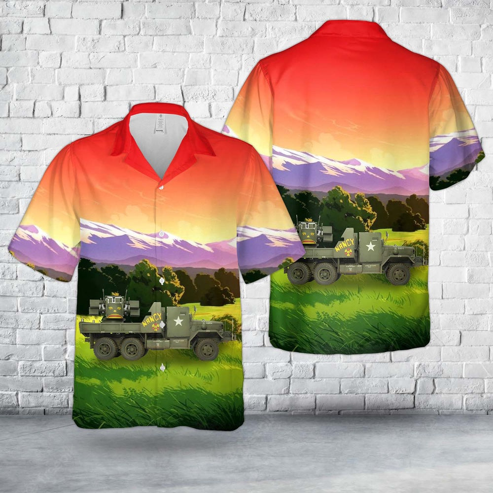 Army Hawaiian Shirt, US Army M35A1 Gun Truck VietNam Nancy Hawaiian Shirt, Veteran Hawaiian Shirts
