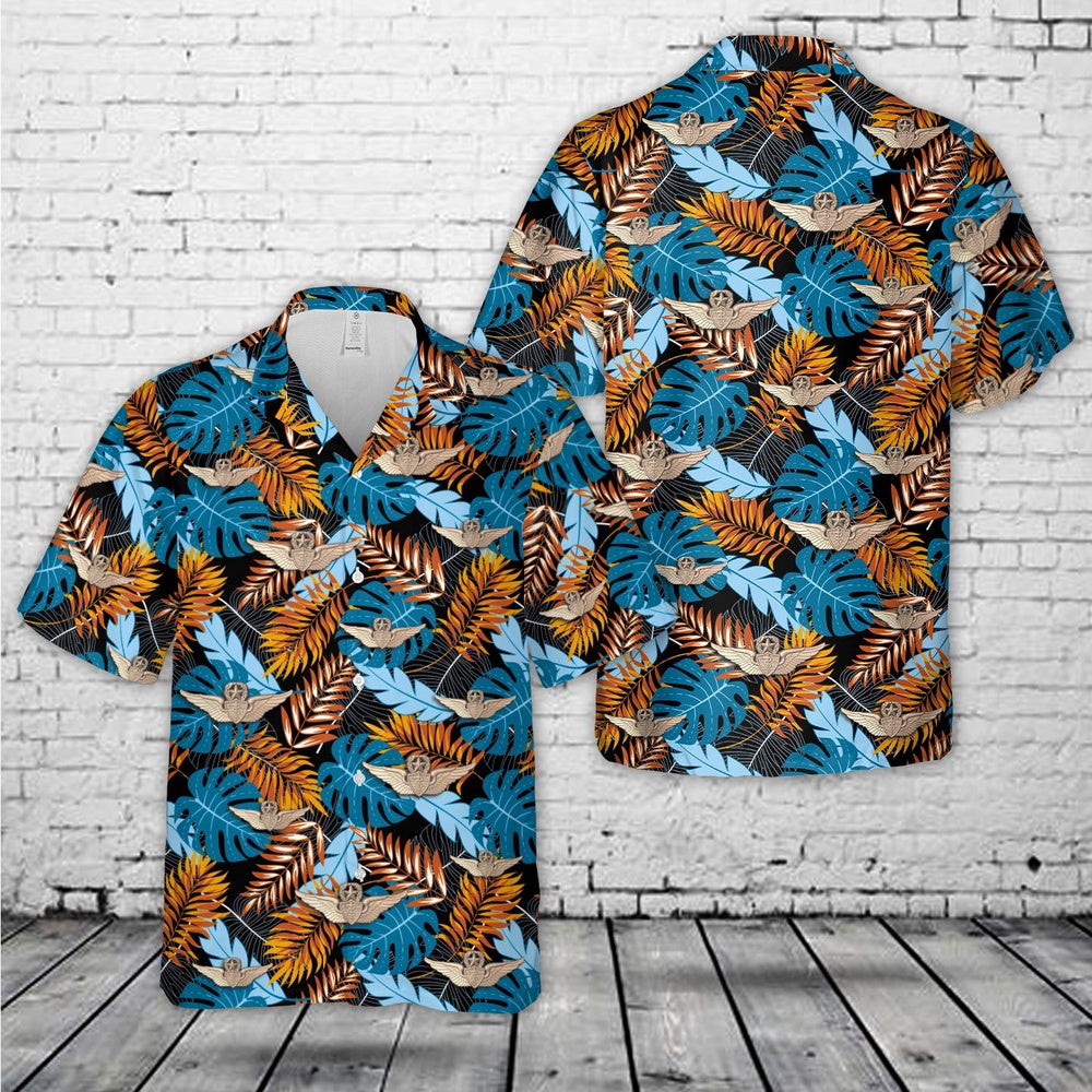 Army Hawaiian Shirt, US Army Master Flight Surgeon Wings Hawaiian Shirt, Veteran Hawaiian Shirts