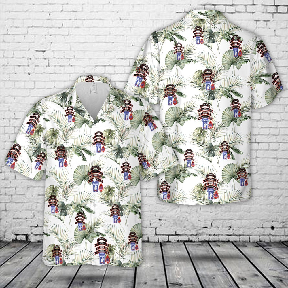 Army Hawaiian Shirt, US Army N Company (RANGER), 75th Infantry (AIRBORNE), 173rd Airborne Brigade Hawaiian Shirt, Veteran Hawaiian Shirts