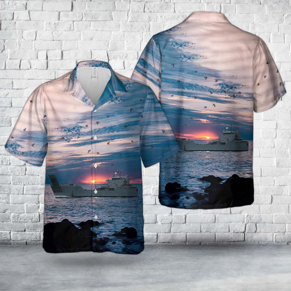 Army Hawaiian Shirt, US Army USAV CW3 Harold C. Clinger (LSV-2) Hawaiian Shirt, Veteran Hawaiian Shirts