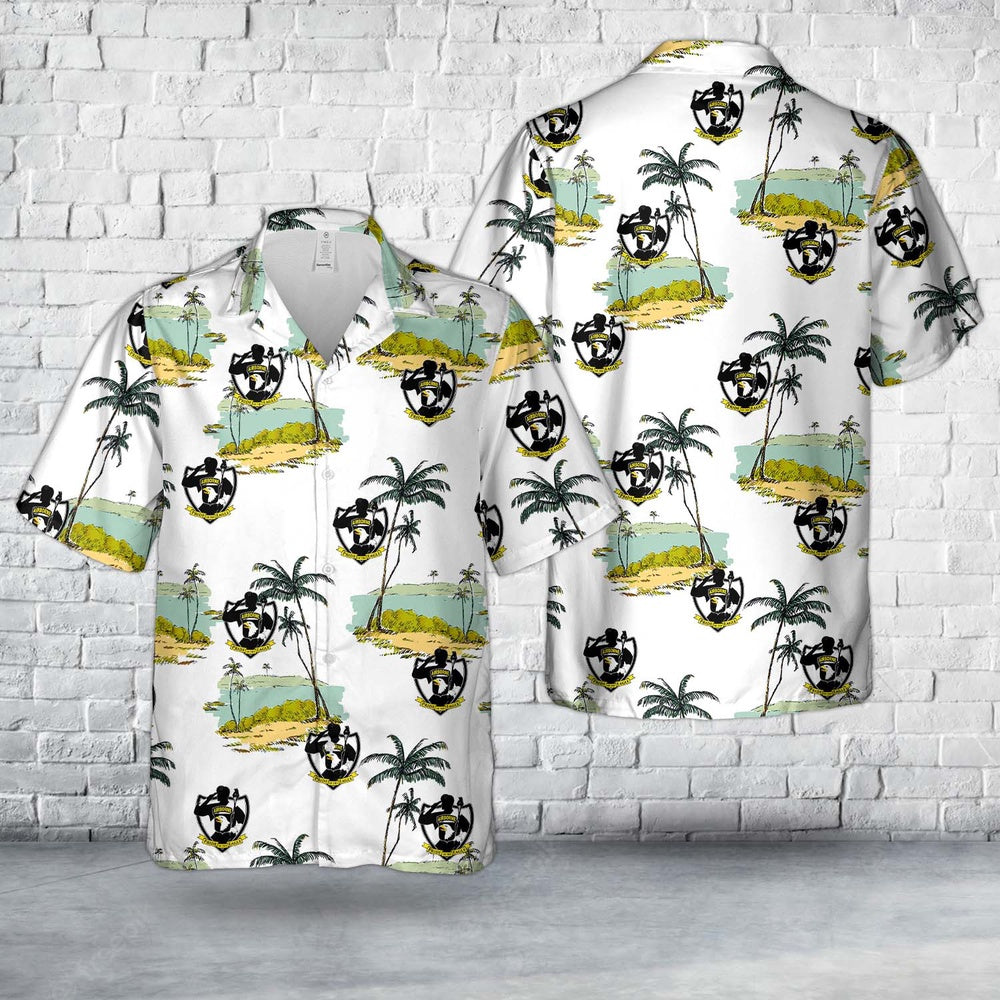 Army Hawaiian Shirt, Us Army 101St Airborne Division (Air Assault) Band Hawaiian Shirt, Military Aloha Shirts
