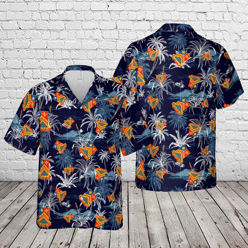 Army Hawaiian Shirt, Us Army 127Th Armor Regiment Hawaiian Shirt, Military Aloha Shirts