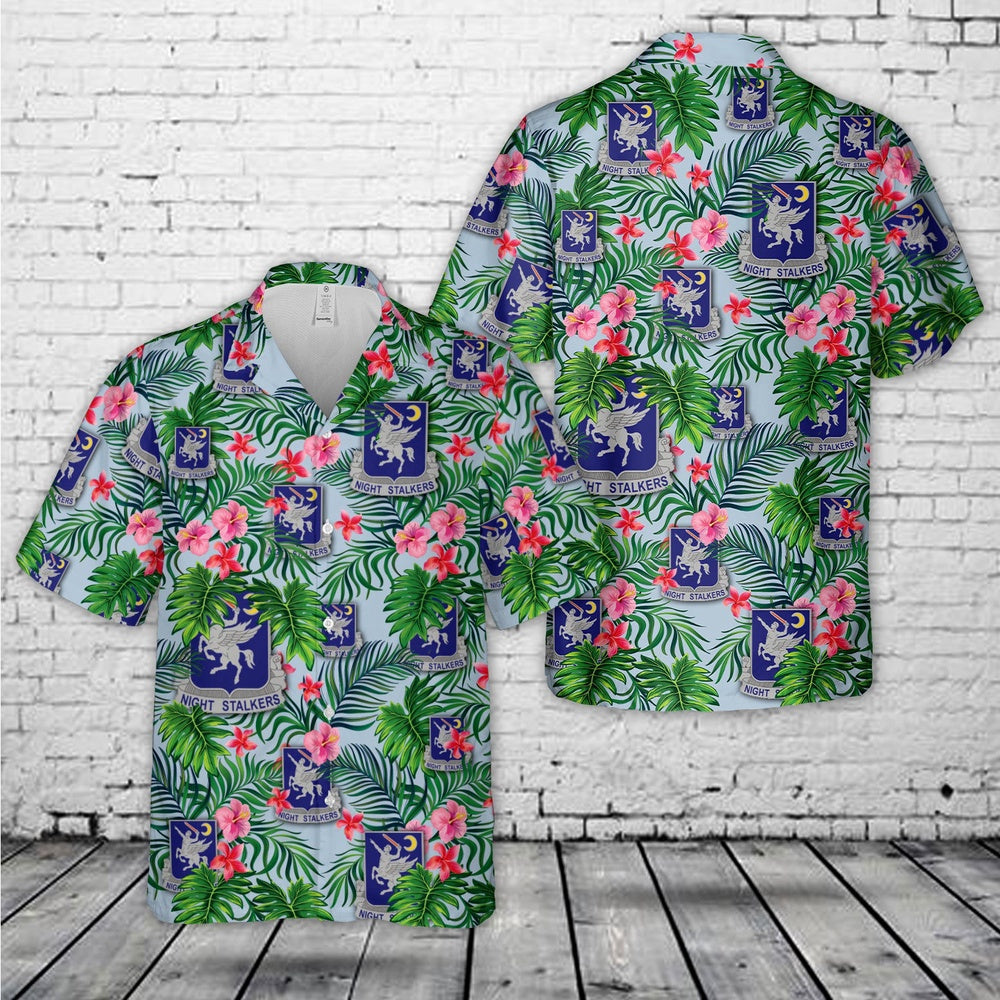 Army Hawaiian Shirt, Us Army 160Th Soar Mh-60K Black Hawk Hawaiian Shirt, Military Aloha Shirts