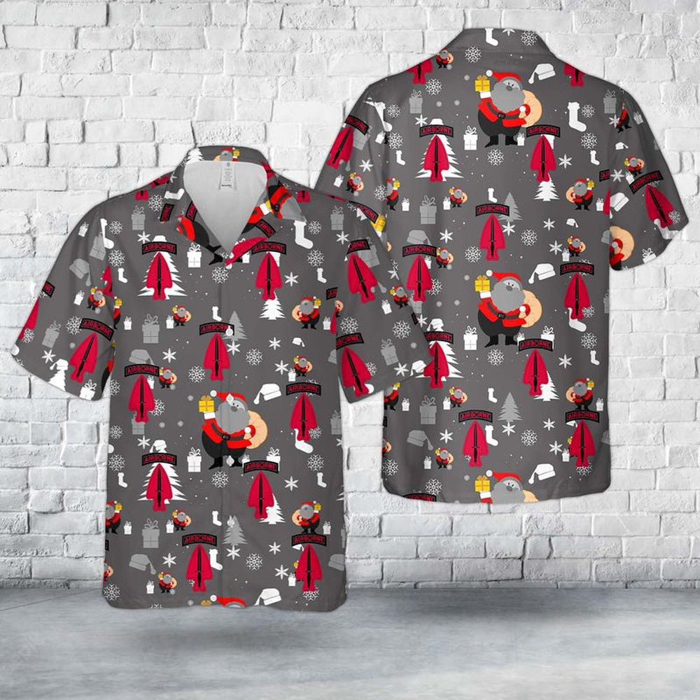 Army Hawaiian Shirt, Us Army 1St Special Forces Operational Detachment Delta 1St Sfod-D Christmas Hawaiian Shirt, Military Aloha Shirts
