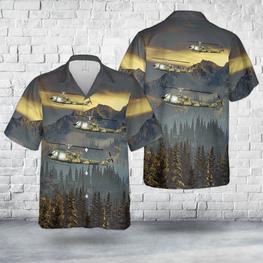 Army Hawaiian Shirt, Us Army 335Th Assault Helicopter Company Uh-1B Horse Thief Hawaiian Shirt, Military Aloha Shirts
