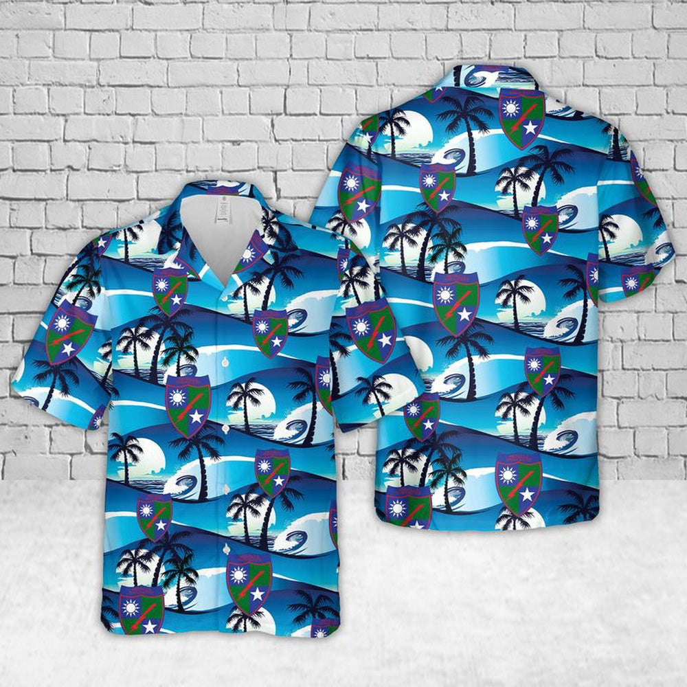 Army Hawaiian Shirt, Us Army 5307Th Composite Unit (Provisional) Merrill'S Marauders Hawaiian Shirt, Military Aloha Shirts