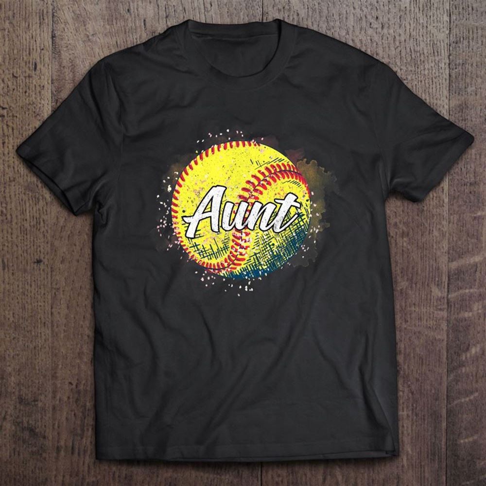 Aunt Baseball Softball Mothers Day T Shirt, Mother's Day Shirt, Gift For Mom, Shirt For Mom