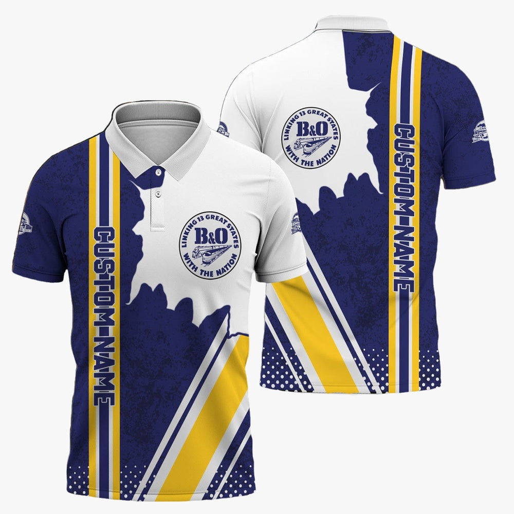 BAndO Great States Railroad Polo Shirt