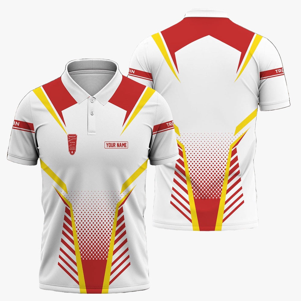 Bangor And Aroostook Railroad Polo Shirt, Unisex Train Polo Shirt