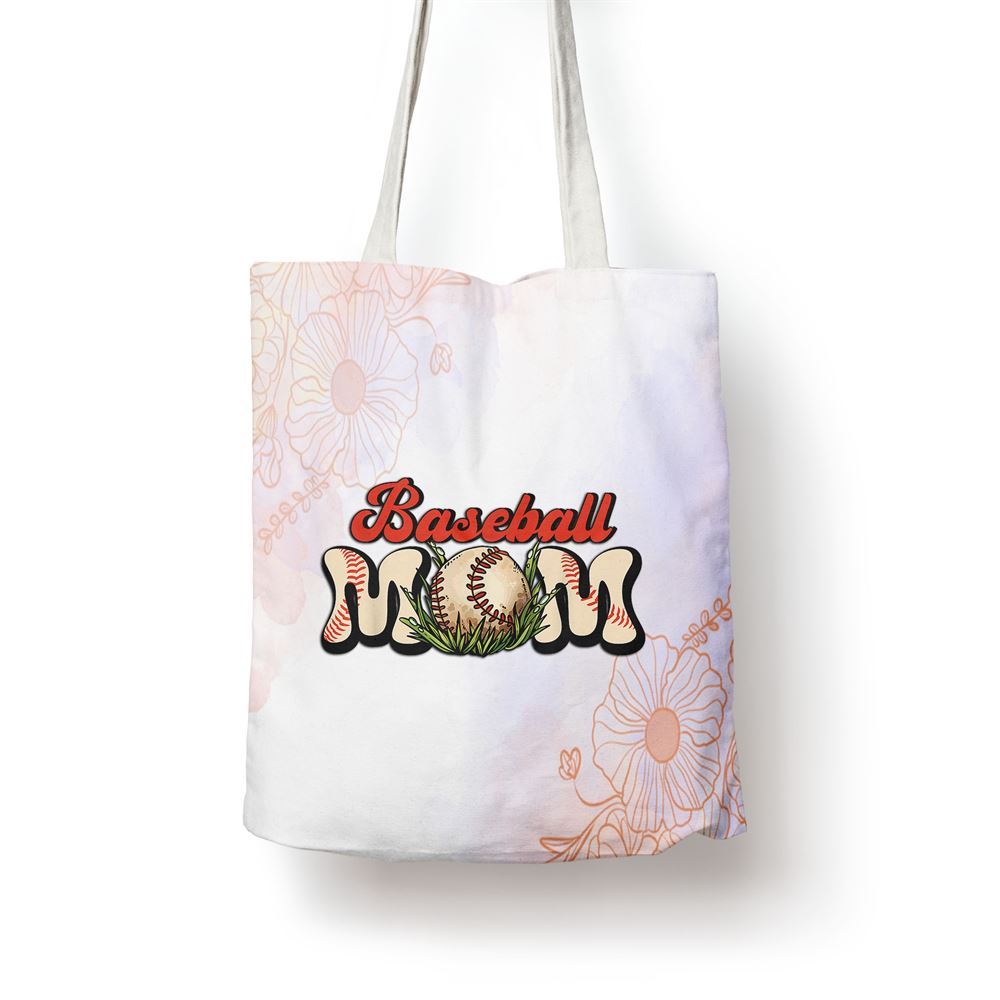 Baseball Mom Baseball Lover Sports Mom Mothers Day Tote Bag, Women Tote Bag, Canvas Tote Bag, Printed Tote Bag