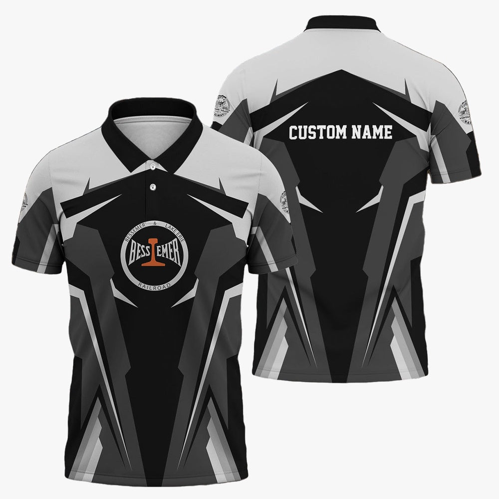 Bessemer And Lake Erie Railroad Polo Shirt, Strong Line Style Train Unisex Polo Shirt