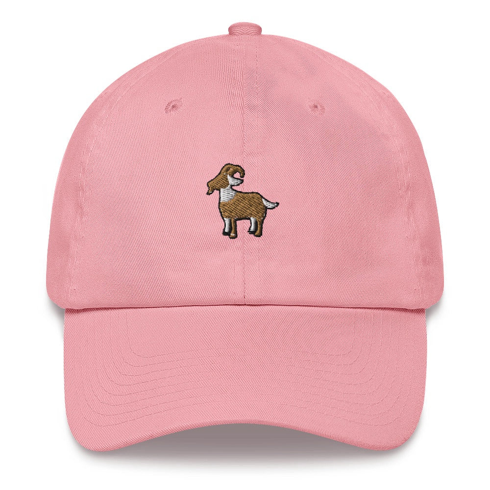 Best Embroidered Hat, The Goat Embroidered Cap, Custom Embroidered Had, Embroidered Christmas Gifts