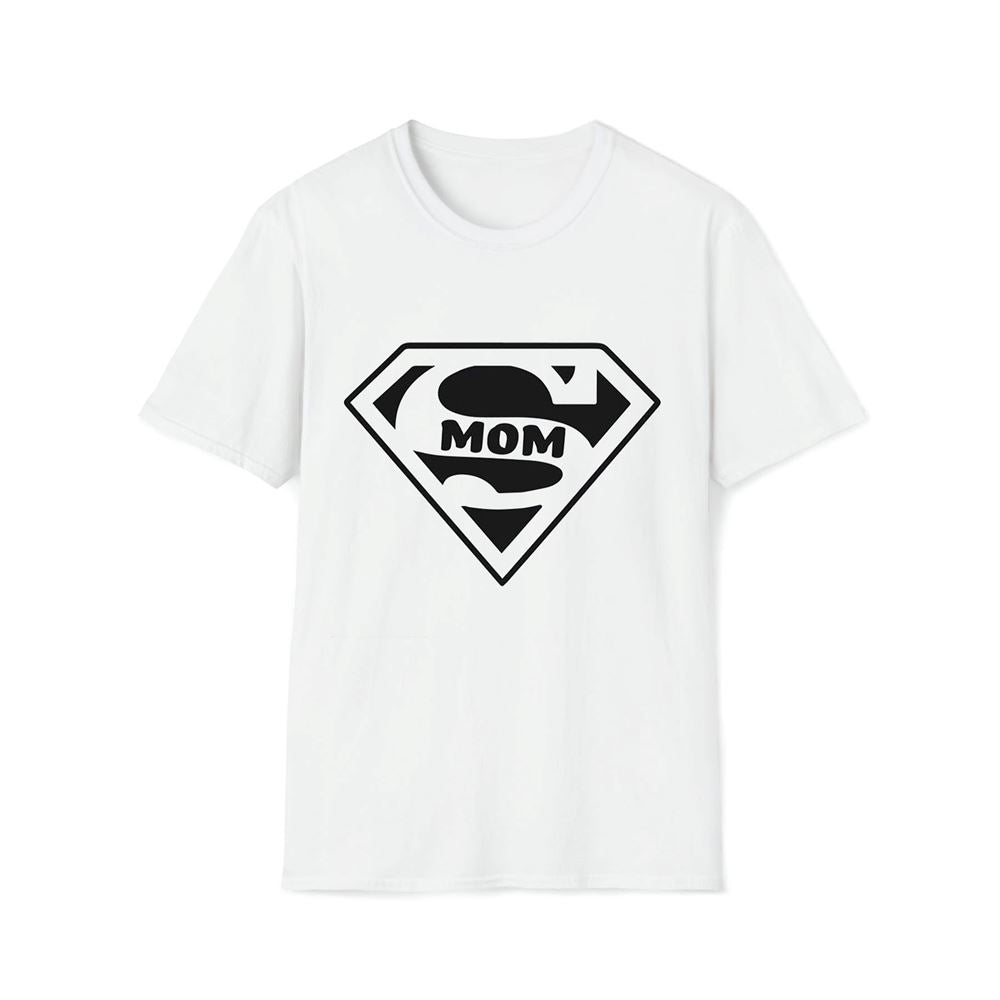 Black Super Mom Premium T Shirt, Mother's Day Premium T Shirt, Mom Shirt