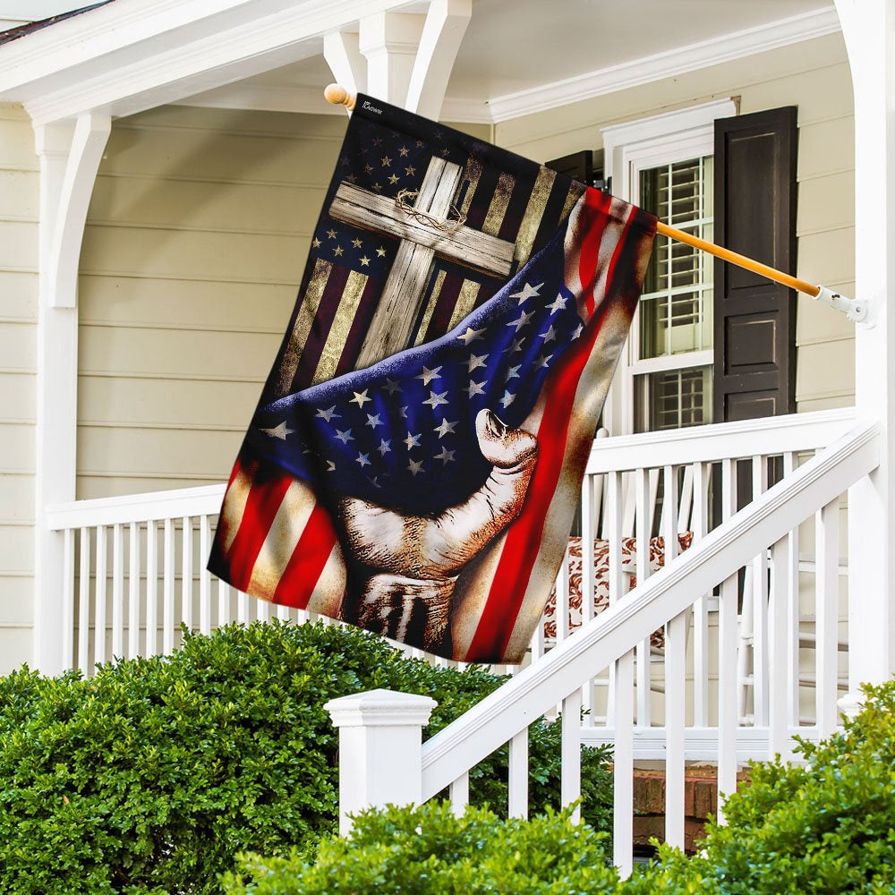 Christian Garden Flags, Christian Cross Flag, Christian House Flags, Christian Cross Flag, Faith Flag