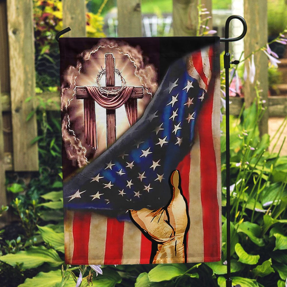 Christian Garden Flags, God Bless America Flag, Christian House Flags, Christian Cross Flag, Faith Flag