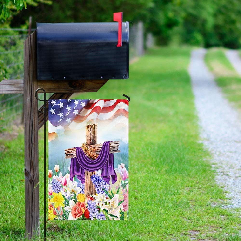 Christian Garden Flags, God Jesus Christian Easter Flag, Christian House Flags, Christian Cross Flag, Faith Flag