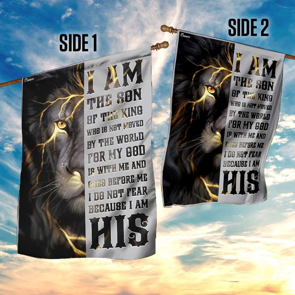 Christian Garden Flags, I Am The Son Of The King Flag, Christian House Flags, Christian Cross Flag, Faith Flag