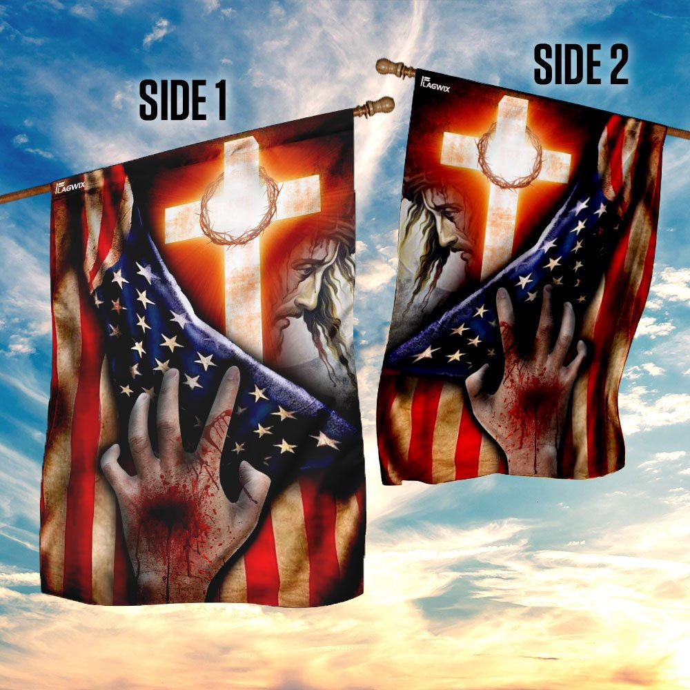 Christian Garden Flags, Jesus Christ Flag, Christian House Flags, Christian Cross Flag, Faith Flag