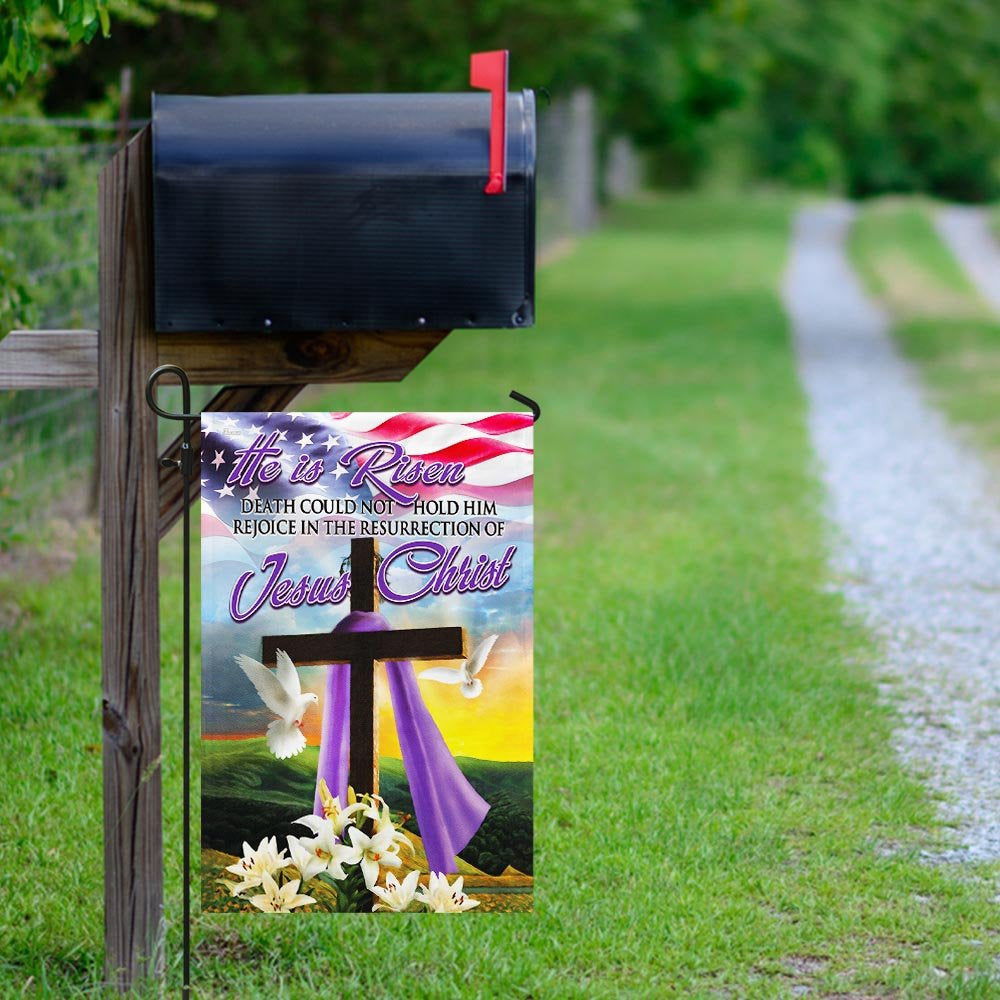 Christian Garden Flags, The Resurrection Of Jesus Christ Easter Flag, Christian House Flags, Christian Cross Flag, Faith Flag