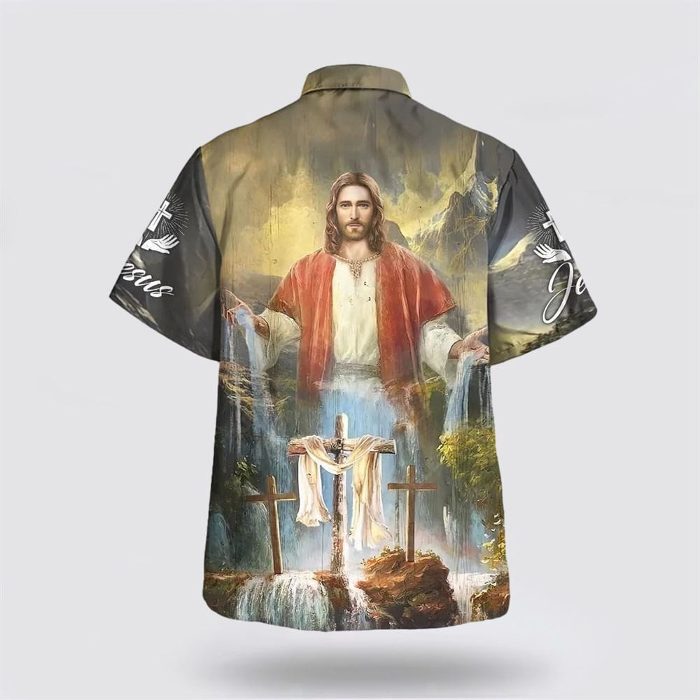 Christian Hawaiian Shirt, Jesus Christ Is My Savior Hawaiian Shirt, Christian Aloha Shirt