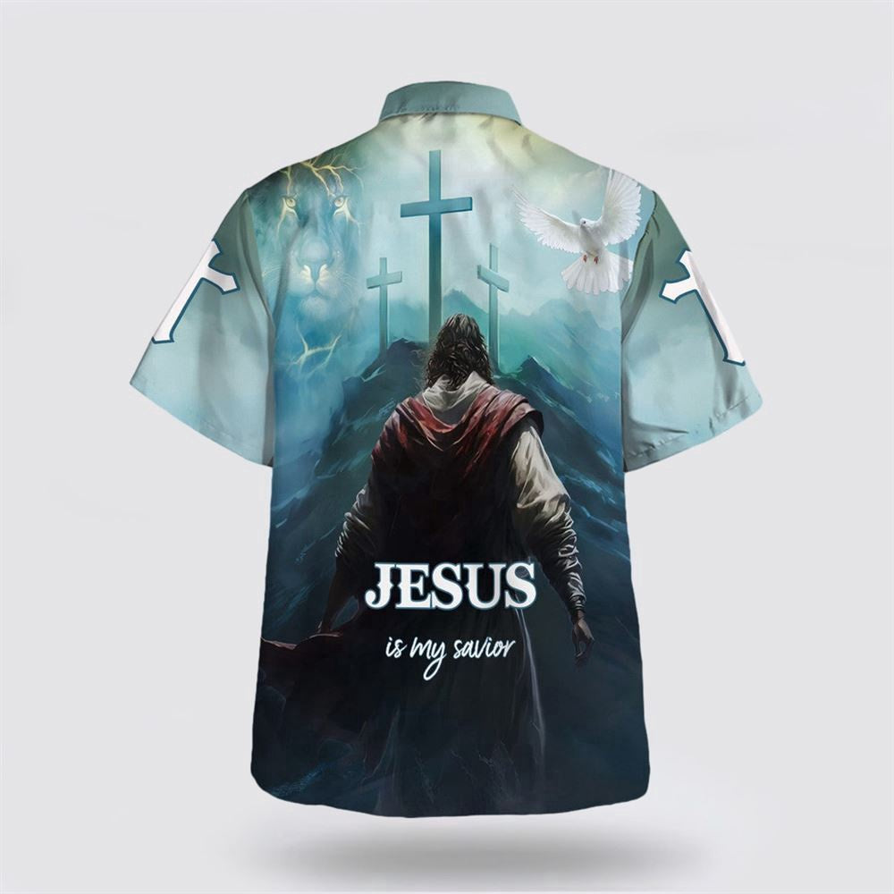 Christian Hawaiian Shirt, Jesus Is My Savior 1 Hawaiian Shirts, Christian Aloha Shirt