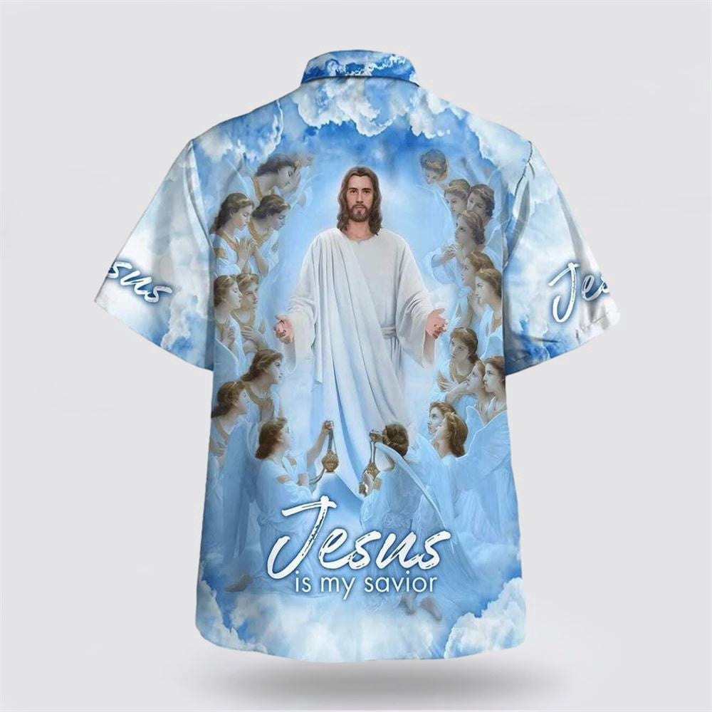 Christian Hawaiian Shirt, Jesus Is My Savior Hawaiian Shirts, Christian Aloha Shirt