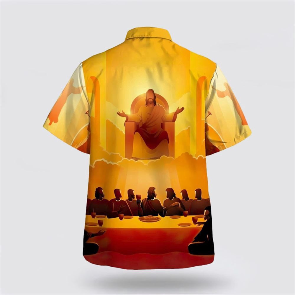 Christian Hawaiian Shirt, The Last Supper Hawaiian Shirt, Christian Aloha Shirt