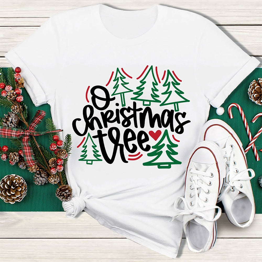 Christmas Tree T Shirt, Merry T Shirt, Unisex Christmas Shirts