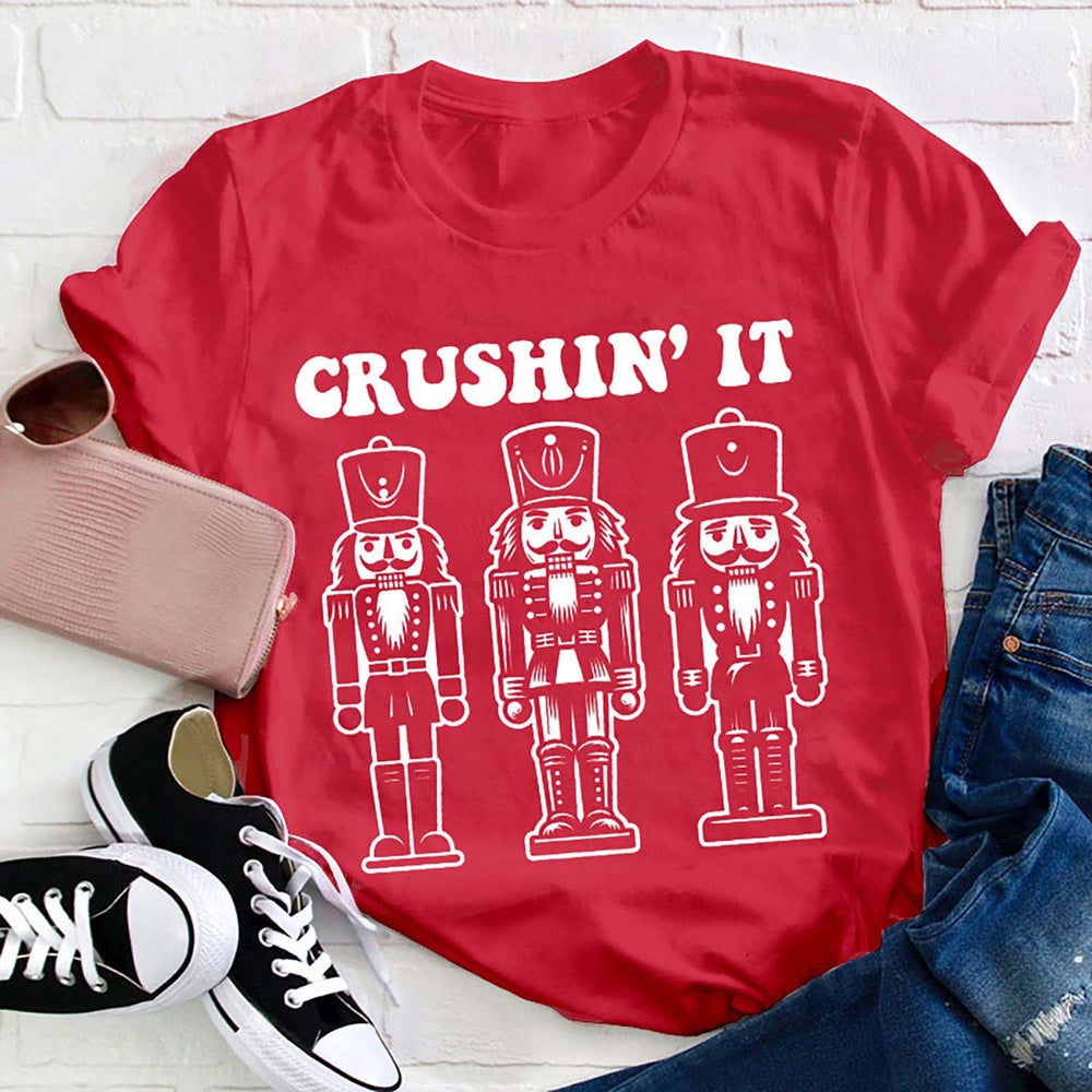 Crushin' It Dance T Shirt, Merry T Shirt, Unisex Christmas Shirts