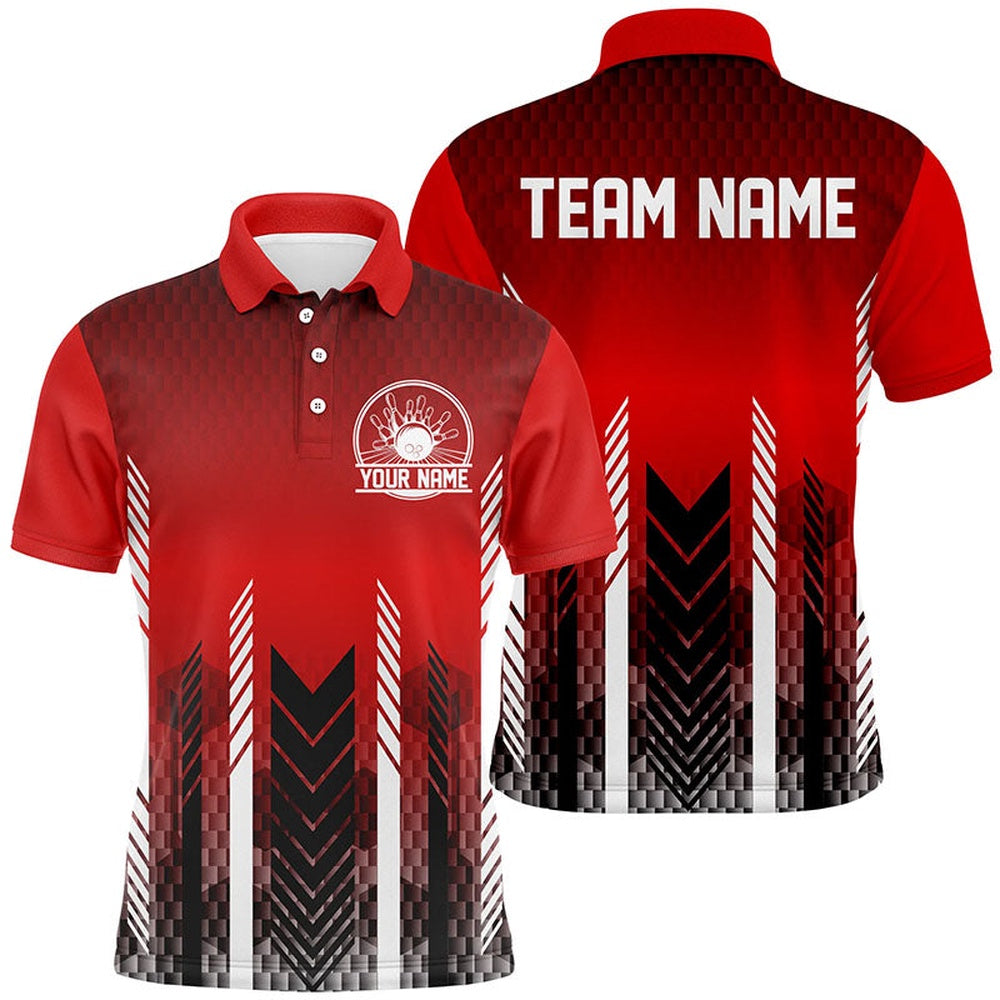 Custom Bowling Polo Shirts, Custom Bowling Jerseys With Name For Men And Women, Personalized Bowling Team Shirts