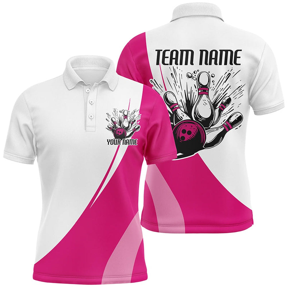 Custom Bowling Polo Shirts, Custom Bowling Team Uniform For Men And Women, Multicolor Bowling Shirts For Bowlers