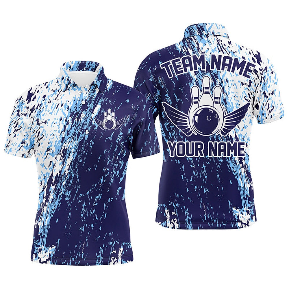Custom Bowling Polo Shirts, Personalized Bowling Shirts For Men And Women, Team Bowling Jerseys Bowling Pin