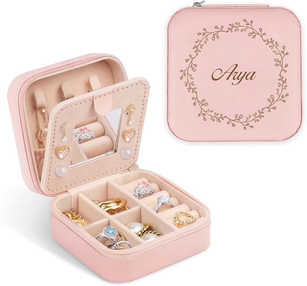 Custom Name Jewelry Box, Birthday Gift For Women, Mother's Day Jewelry Case