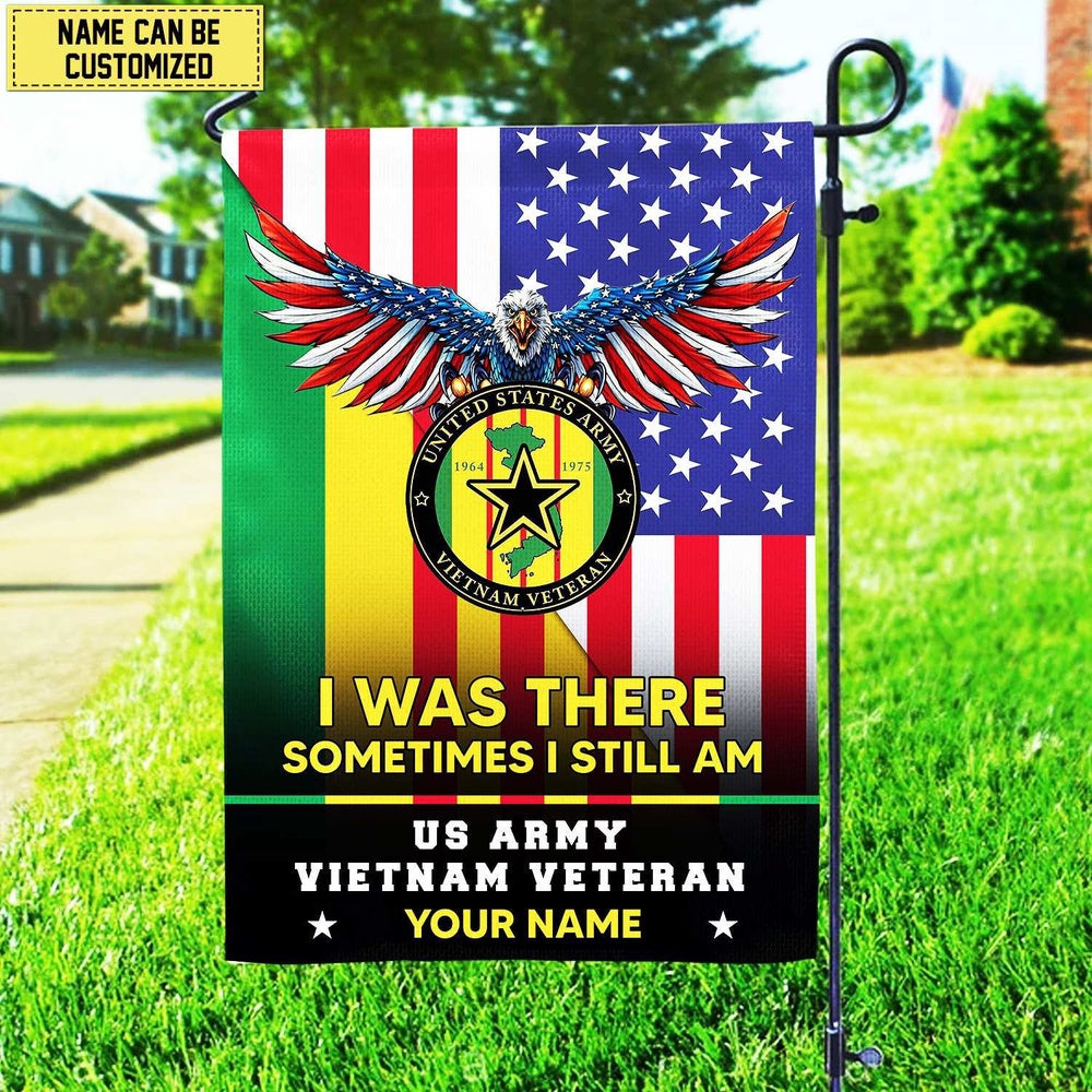 Custom US Army Flag, Us Army Vietnam Veteran American Flag, Gift For Him Military, US Army Veteran Flag, Army Retired Flag