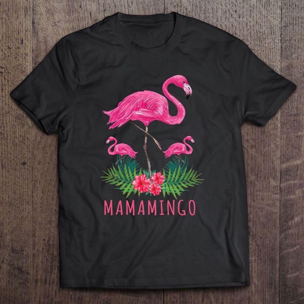 Cute Mother's Day Gift Funny Mom Flamingo With Kids Mamamingo T Shirt, Mother's Day Shirt, Shirt For Mom, Mom Shirt
